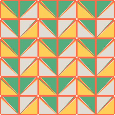 Japon Origami Geometrik Motif Vektörü Kusursuz Desen