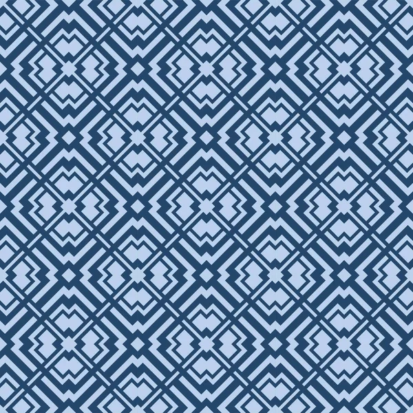 Japanische Überlappung Diamond Net Vector Seamless Pattern — Stockvektor