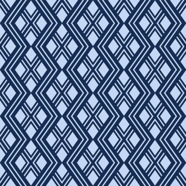 Japon Zigzag Elmas Hattı Vektörü Kusursuz Desen