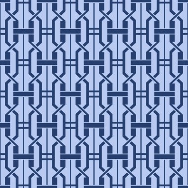 Japon Zigzag Altıgen Bağlantı Vektörü Kusursuz Desen