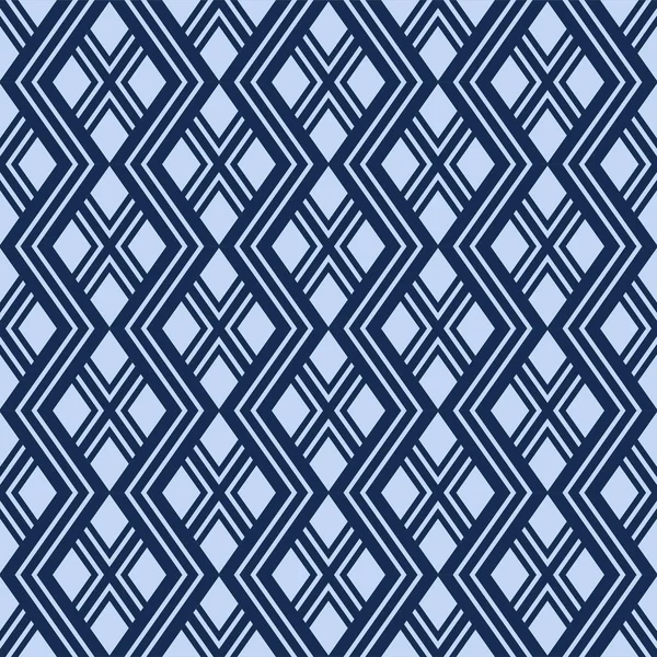 Japonais Zigzag Diamond Line Vectoriel Modèle Sans Couture — Image vectorielle