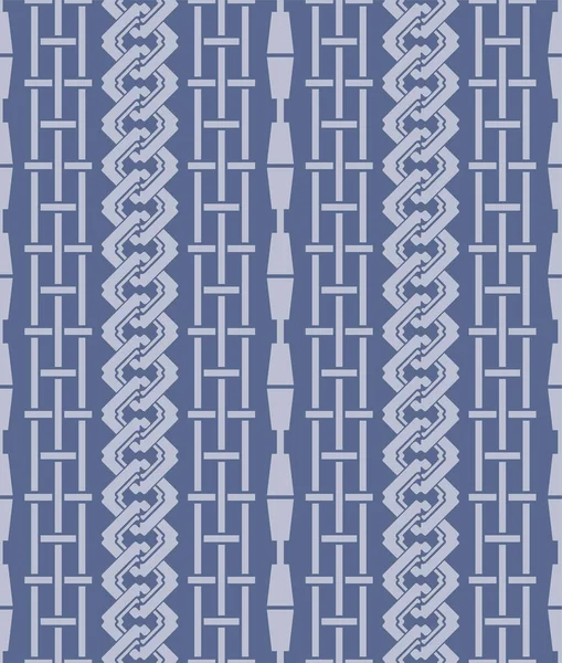 Japanische Quadratische Kette Weave Vector Seamless Pattern — Stockvektor