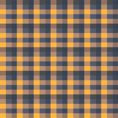 Japon Sarı Damalı Vektör Kusursuz Deseni