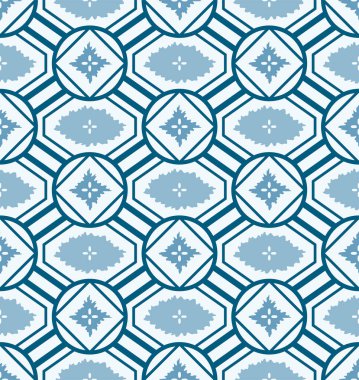 Japon Çemberi Elmas Hattı Vektörü Kusursuz Desen