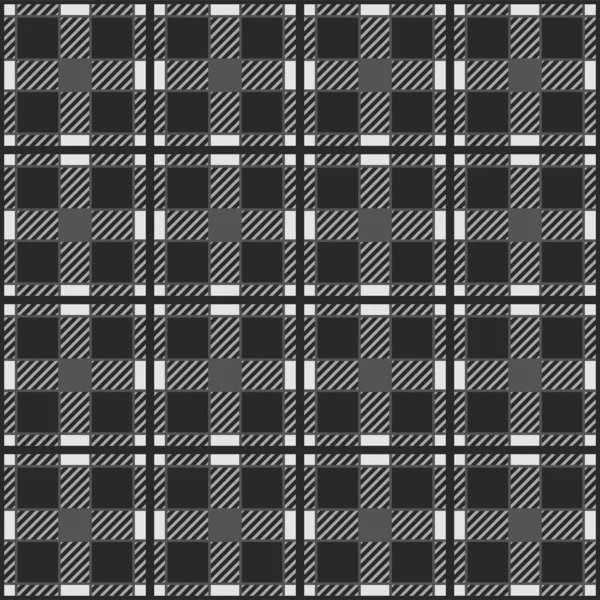 Japanese Checkered Square Vector Seamless Pattern — Vettoriale Stock