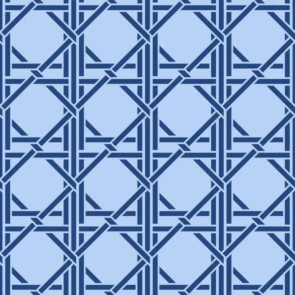 Japanische Square Weave Vector Nahtlose Muster — Stockvektor