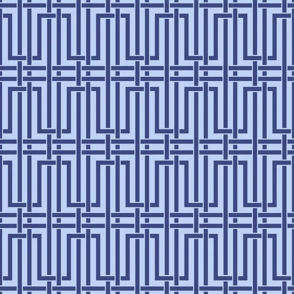 Japonês Zigzag Weave Vector Padrão Sem Costura —  Vetores de Stock