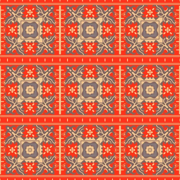 Japanese Flower Square Tile Vector — стоковий вектор