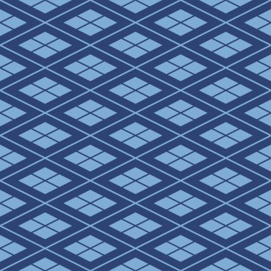 Japon Elmas Hattı Vektörü Kusursuz Desen