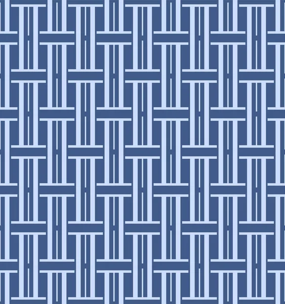 日本の織りストライプベクトルシームレスパターン — ストックベクタ