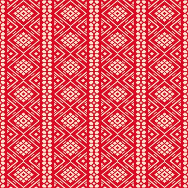 Japon Elmas Zigzag Çiçek Vektörü Kusursuz Desen