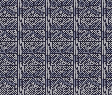 Japon Çapraz Tuğla Vektörü Kusursuz Deseni