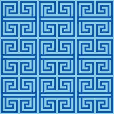 Kore Kare Motif Vektörü Kusursuz Desen