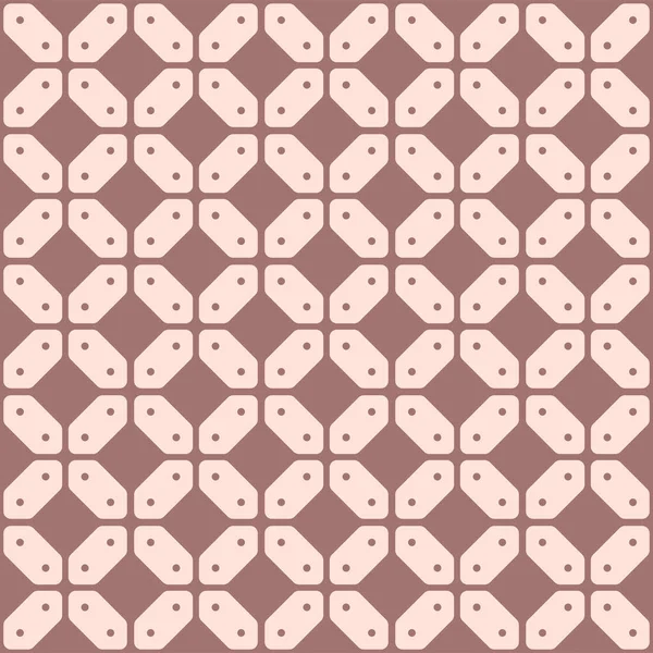 Japanese Diagonal Cross Shape Vector Seamless Pattern — Stock Vector