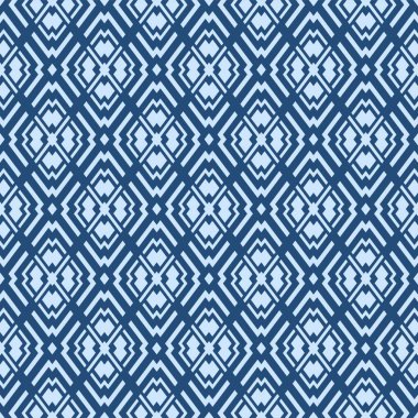 Japon Çakışan Elmas Labirent Vektörü Kusursuz Desen