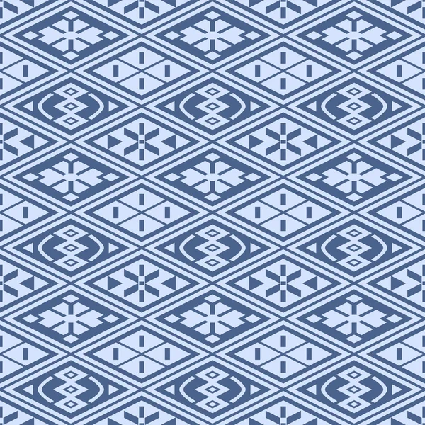 Japanese Motif Embroidery Diamond Vector Seamless Pattern — Stockvektor
