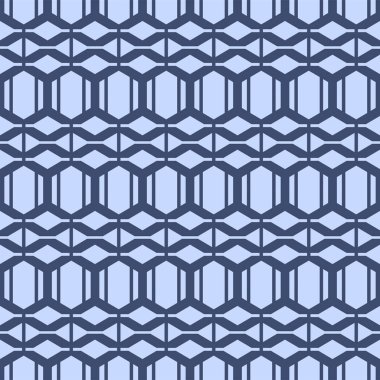 Japon Altıgen Ağ Vektörü Kusursuz Desen