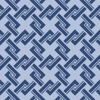 Japonların Çakışan Elmas Meydanı Vektörsüz Deseni