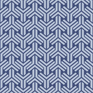 Japon Üçgen Ok Çizgisi Vektörü Kusursuz Desen