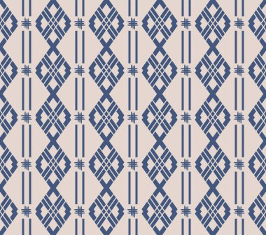 Japon Zigzag Elmas Dokuma Vektörü Kusursuz Desen