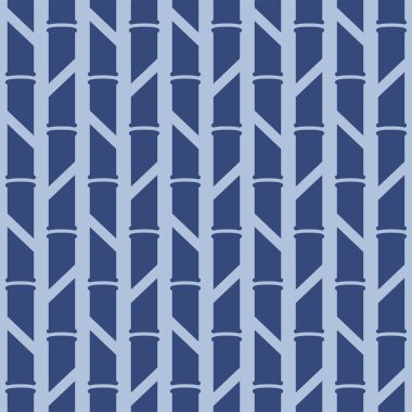 Japon Bambu Çizgili Vektör Kusursuz Desen