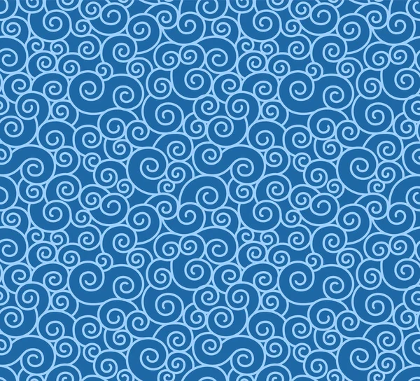 Japanese Swirl Line Wave Vector Seamless Pattern Royalty Free Stock Vectors