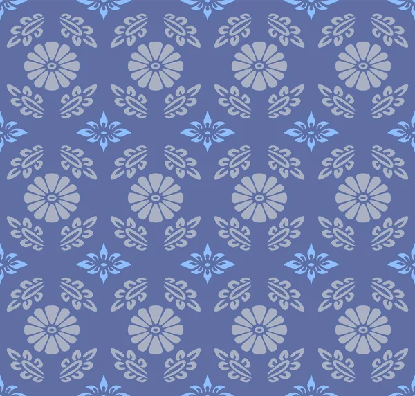 Japon Çiçek Yaprağı Motif Vektörü Kusursuz Desen