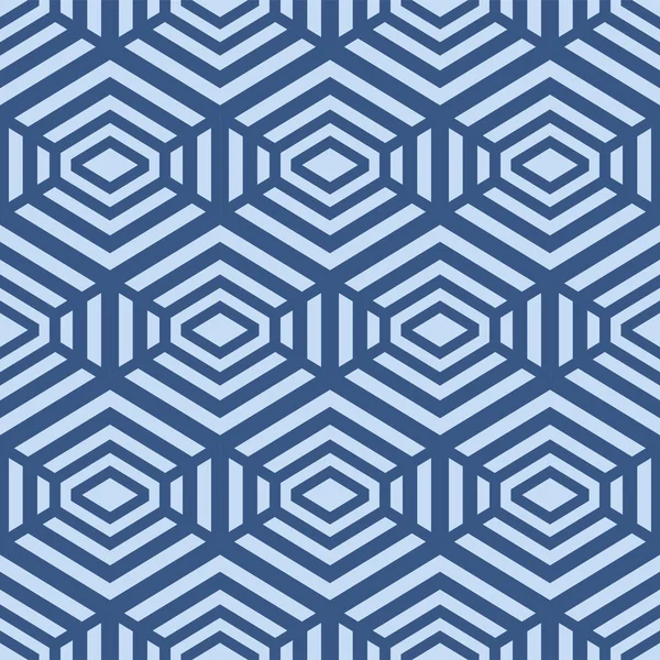Modèle Sans Couture Hexagon Net Vector Japonais — Image vectorielle