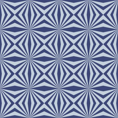 Japon Star Square Vektör Deseni