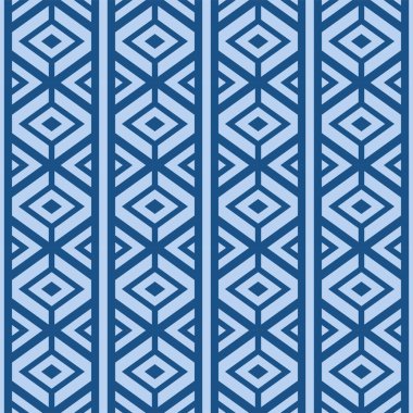 Japon Çiçek Çizgili Motif Vektörü Kusursuz Desen