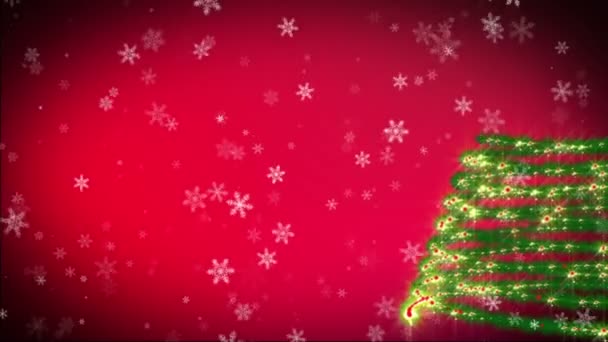 Árbol de Navidad — Vídeo de stock