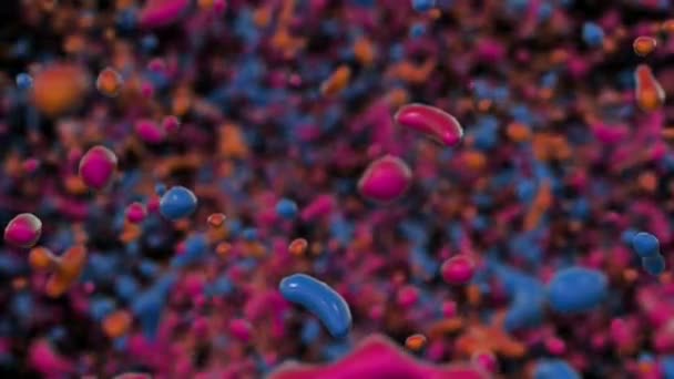 分子结构运动背景 — 图库视频影像
