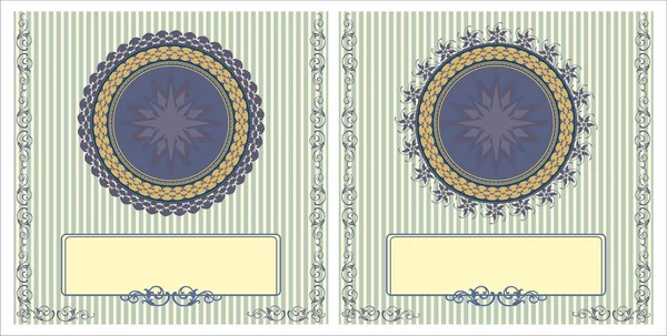 Vintage card pattern — Stock Vector