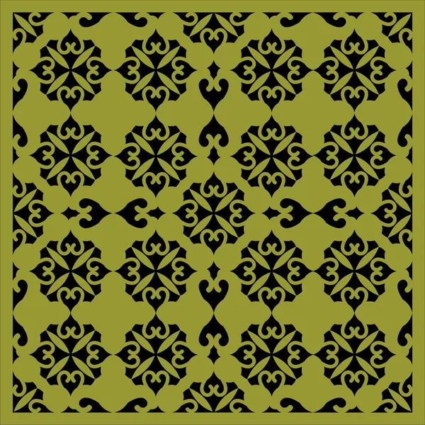 Decorativo ornamento patrón sin costura — Vector de stock