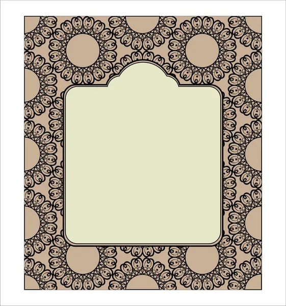 Decorative frame and background — Stock Vector