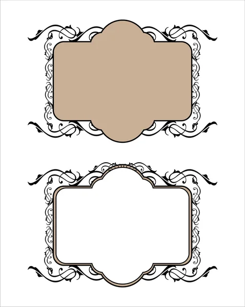 Patrón de marco decorativo — Archivo Imágenes Vectoriales