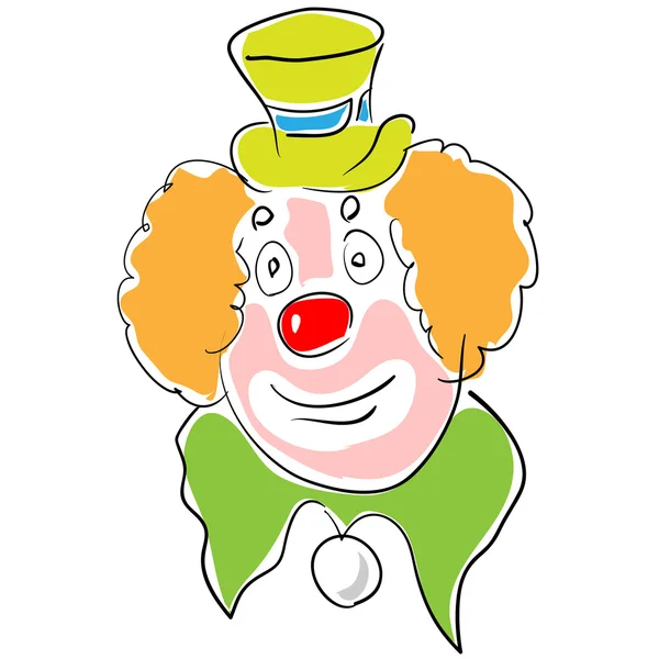 Triste clown — Image vectorielle