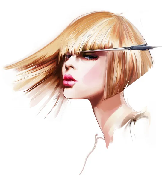 sarışın saç kesimi saç