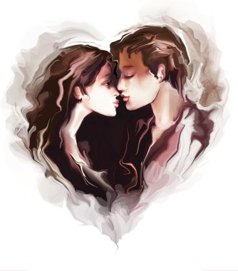 Çift öpüşme Lovers
