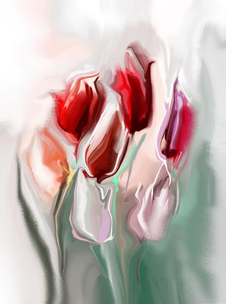 Floral watercolor illustration — Stock Photo, Image