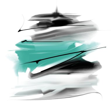 Abstract green background. clipart