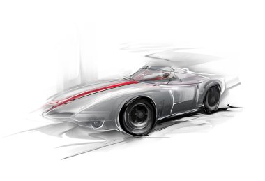 Gümüş formula 1 araba