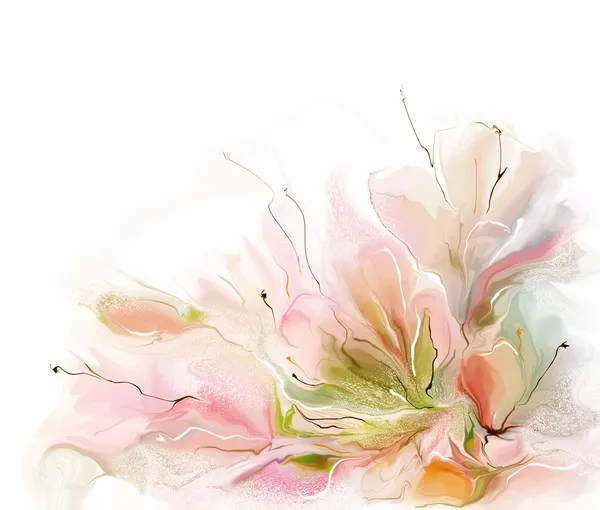 metin için yer ile çiçek tasarım