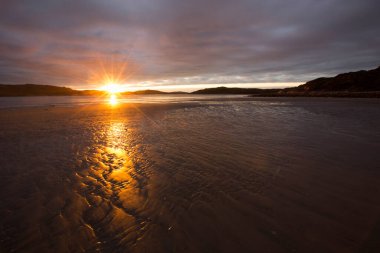 Sunset bulvarında Barents Denizi