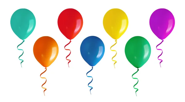 Luftballons fliegen — Stockfoto