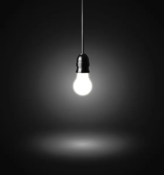 Светящаяся лампа — стоковое фото