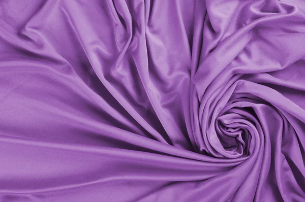 Purple satin fabric — Stock Photo, Image