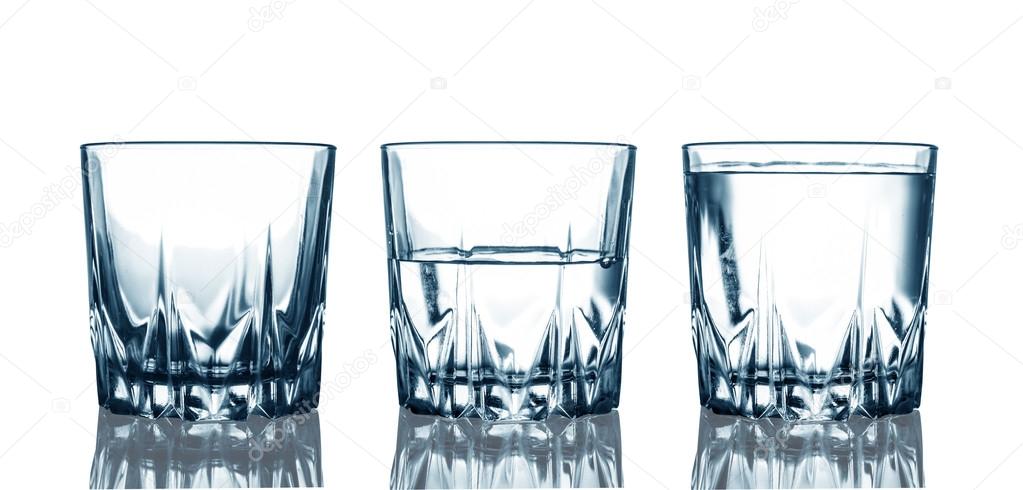 Three glasses