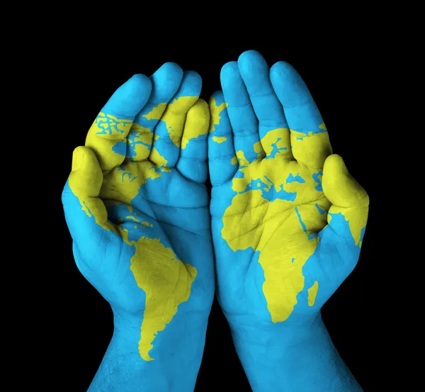 Earth In Your Hands — Stock Photo, Image