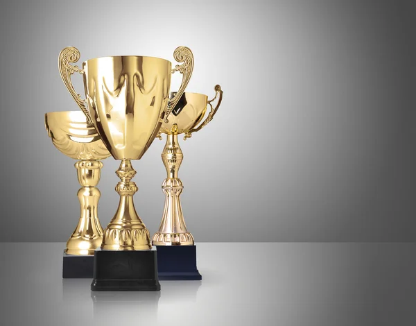 Golden trophies — Stock Photo, Image